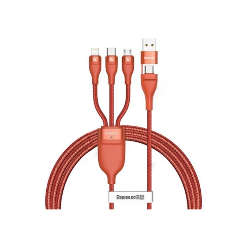 Baseus Flash Series Two For Three Data Cable - 1.2m - Image 2