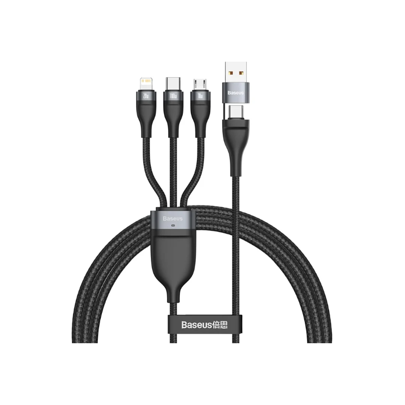 Baseus Flash Series Two For Three Data Cable - 1.2m