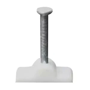 Tyclip Flat Cable Clip White (Pack of 100 Pcs)
