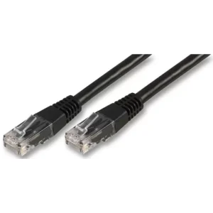 PRO SIGNAL PATCH CORD, RJ45 PLUG, CAT6, 1M, BLACK, PS11197
