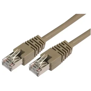 PRO SIGNAL PATCH CORD, RJ45 PLUG-PLUG, GREY, 1M, PS11215