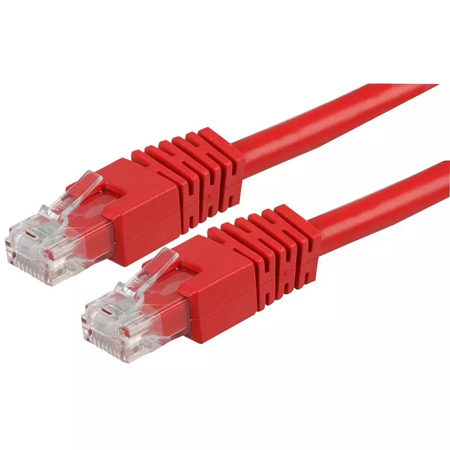 PRO SIGNAL PATCH CORD, RJ45 PLUG, CAT6, 0.2M, RED, PS11305