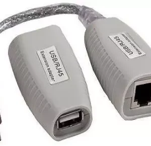 Techut 480 Mbps USB Extender Over Cat 5E/6 Lan Cable Lan Adapter with 50 m Range