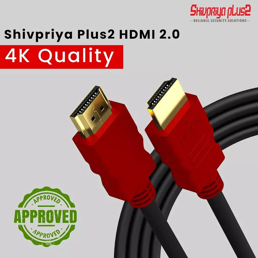 SHIVPRIYA PLUS2 1.5 m 4K High-Speed 60Hzs HDMI Cord 18Gbps with Ethernet Support - Image 2