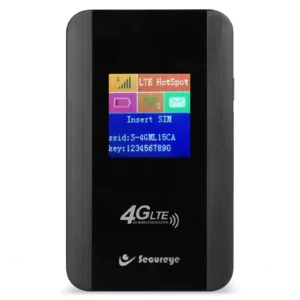 Secureye 4G LTE Wireless MIFI Router With LCD Display & With Battery, S-4GML300