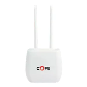 COFE CF-502 300 Mbps 4G & 5G Sim Support Wi-Fi Router with Micro SIM Card Slot and 2 Antenna (White)
