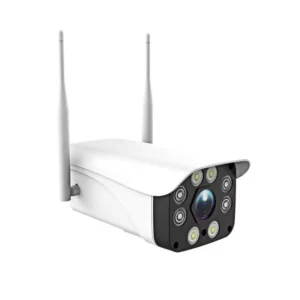Mayumi Wireless IP Bullet CCTV Security Camera Corded Electric 2 MP Android White for Indoor Use