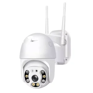 Mayumi PTZ Wireless IP CCTV Security Camera Corded Electric 2 MP Android White 1080P for Outdoor Use