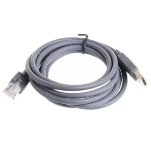 MakWorld USB to RJ45 Barcode Scanner Cable Male-to-Male 1.8 m, Grey