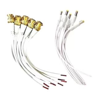 LOTA CCTV BNC Connector & DC Power Cable Combo for Surveillance Camera (Combo of 20 Pcs)