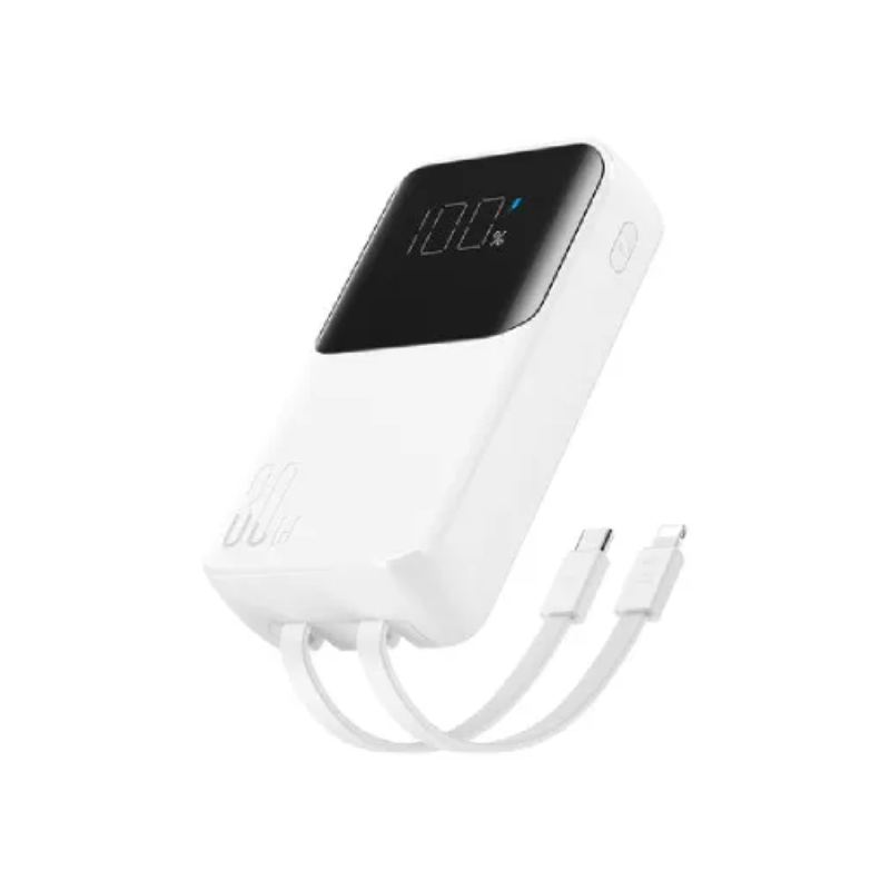 Joyroom JR-PBC06 30W Dual Cable Mini Power Bank - 10000mAh - Image 2