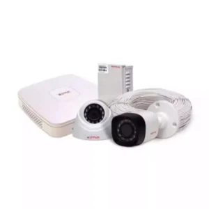 CP Plus 2MP White & Black Dome & Bullet HD Camera & 4 Channel Digital Video Recorder Kit